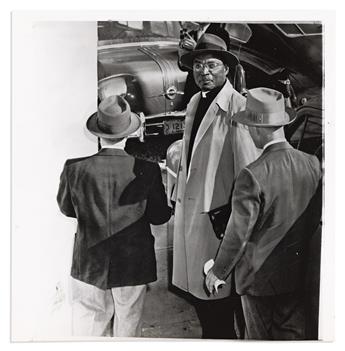 (MARTIN LUTHER KING.) Associated Press photographs from the Montgomery bus boycott showing King, Ralph Abernathy and Rosa Parks.